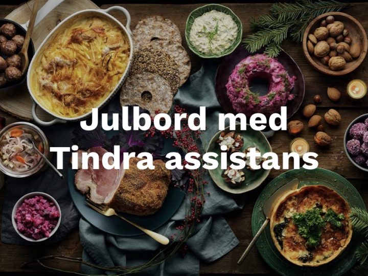 Julbord med Tindra